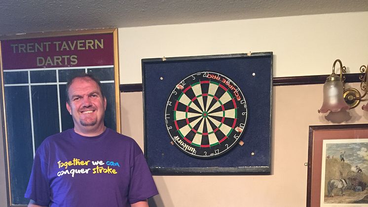 ​Stroke survivor takes on 12 hour darts marathon for charity