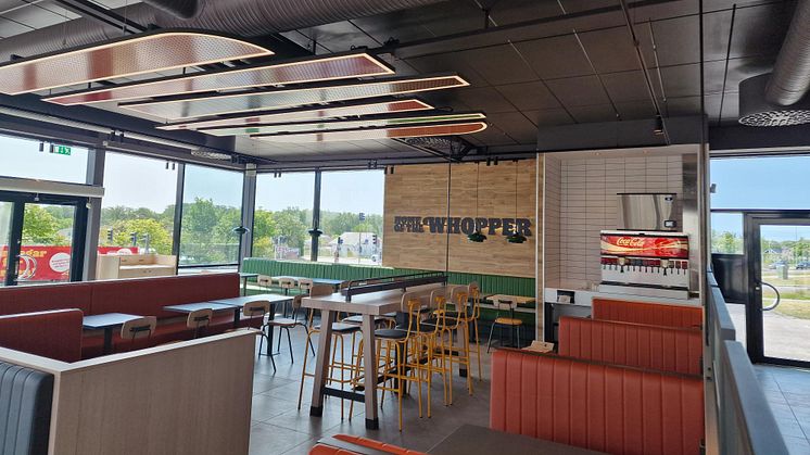 Förbättrad gästupplevelse i fokus när Burger King i Halmstad öppnar på nytt