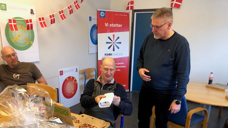 Kurt Pedersen har været ansat i 50 år og har fået Den Kongelige Belønningsmedalje som tak for lang tjeneste og tro tjeneste.