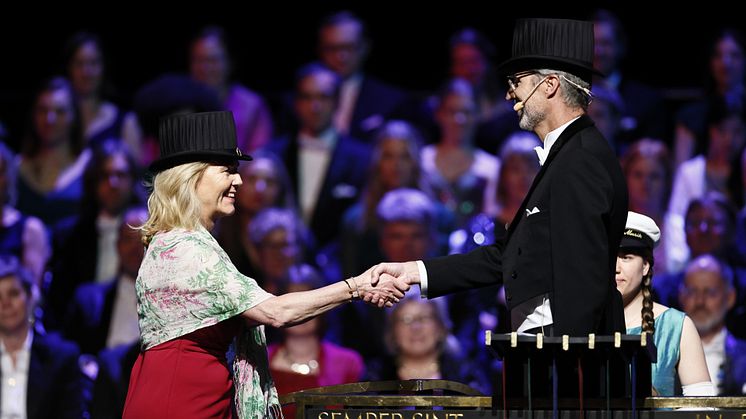 Charlotta Sund blir hedersdoktor vid 2023 års Akademiska högtid vid Linköpings universitet. Foto: Peter Holgersson