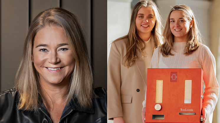 F.v: Katarina Liljestam Beyer VD COLIVE, Clara Lidman medgrundare & COO RedLocker, Liza Eriksson medgrundare & VD RedLocker