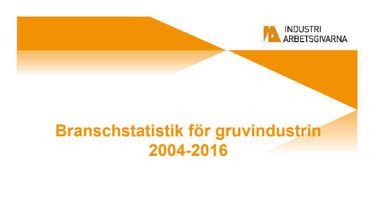 Branschstatistik gruvor Olycksfall 1949-2016