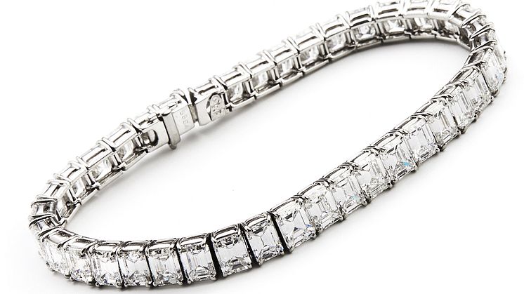 Harry Winston diamantarmbånd (1965). Vurdering: 400.000-500.000 kr.