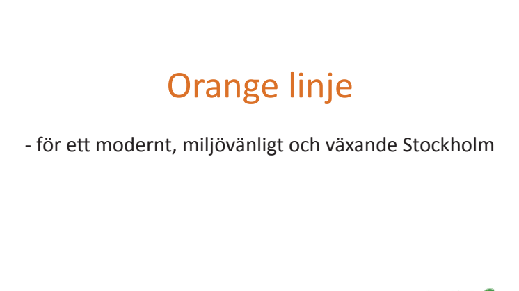 Orange linje - PM