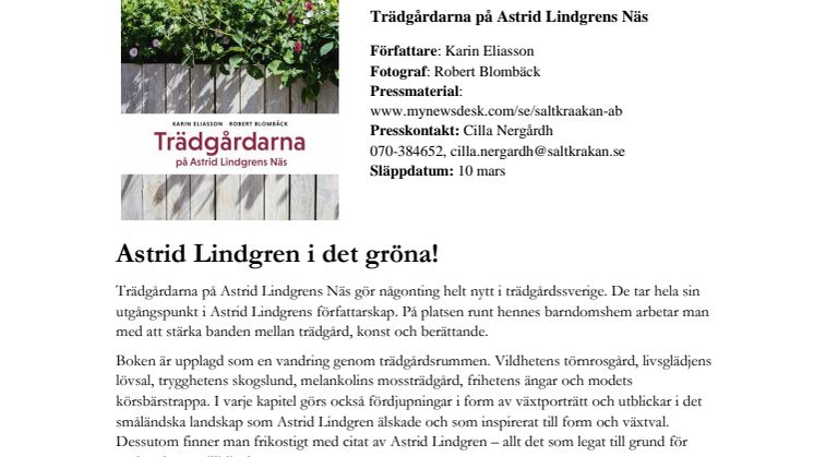 Astrid Lindgren i det gröna!