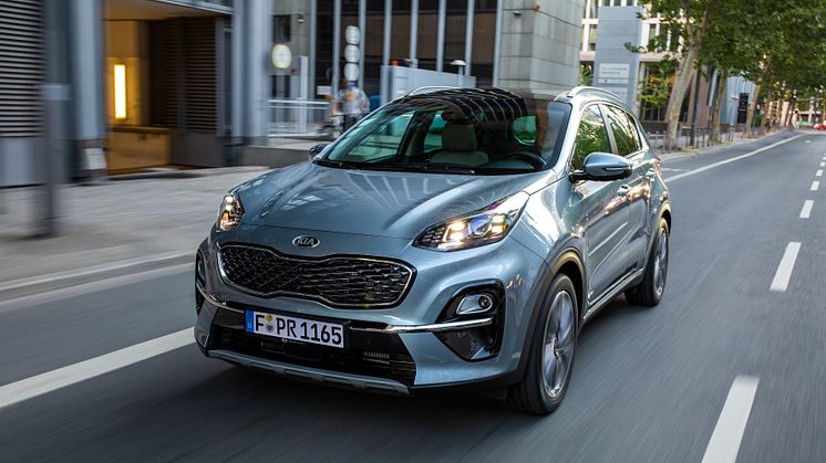 Prisen på den nye forbedrede Sportage med nyt motorprogram starter fra kr. 314.999,-