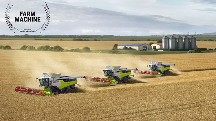 CLAAS TRION awarded as FARM MACHINE 2022