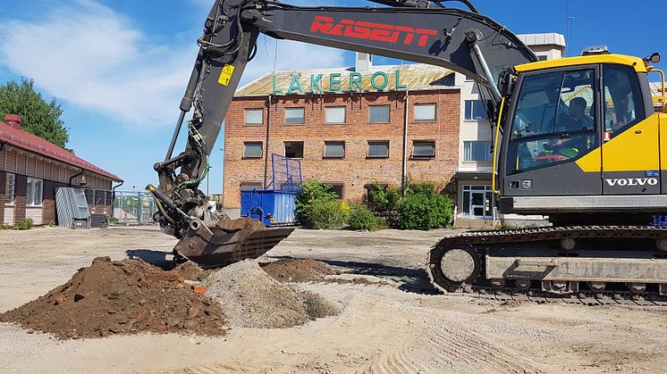 Modellstyrd marksanering på Godisfabriken i Gävle