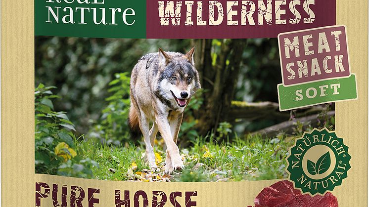 REAL NATURE Wilderness Meat Snack Soft: Pure Horse