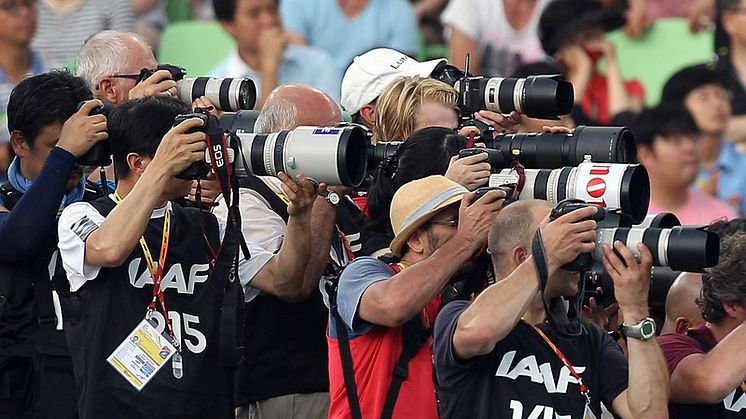 Canon och Getty Images ställer in skärpan på IAAF World Championships i Moskva 2013