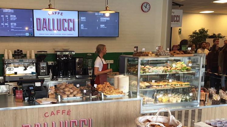 Caffè Dallucci öppnar i Sverige