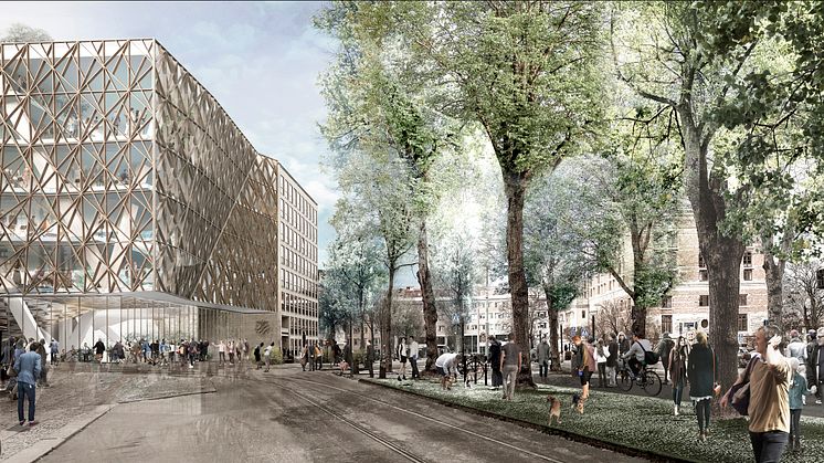 Handelshögskolan i Göteborg, förslag 3: Öppet Hus, Från gatan