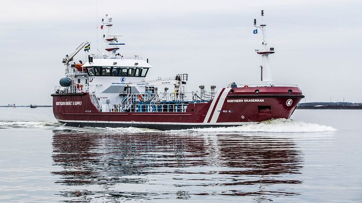 Northern Skagerrak kommer att hämta upp sludge från anlöpande fartyg i Göteborgs Hamn. Bild: Northern Energy & Supply.