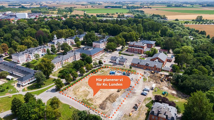 I lummiga S:t Lars-parken planerar Peab Bostad AB för bostäder med inflyttning hösten/vintern 2025