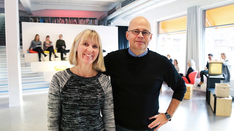 Hilda Esping Nordblom vice VD och Per-Henrik Johansson, VD på Liljewall arkitekter