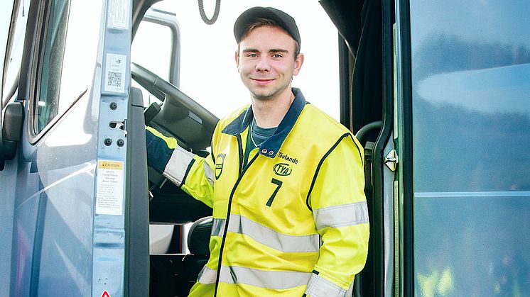 Många söker sig till transportprogrammet inriktning transport. Foto: Evelina Carborn