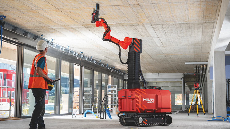 Hilti præsenterer BIM-styret borerobot til byggebranchen