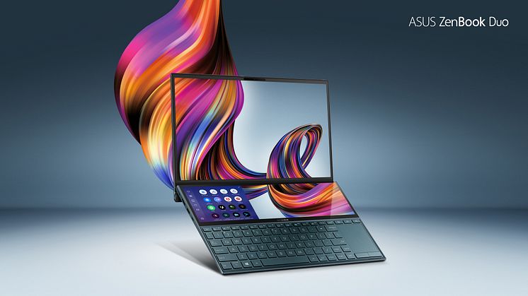 ASUS lanserar ZenBook Duo med revolutionära ScreenPad Plus i Sverige