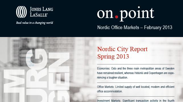 Nordic City Report Spring 2013