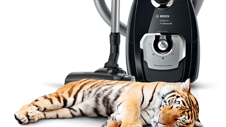 Bosch Home Appliances lanserar nyheten GL-80 In’genuis: Marknadens tystaste dammsugare 