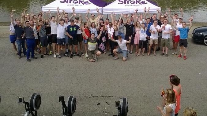 12 hour stroke challenge raises an oar-some amount of money for the Stroke Association!