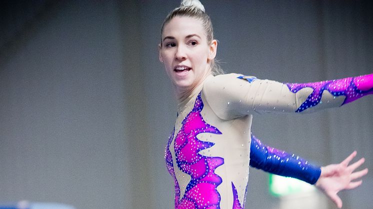 Heyley Brice-Nicolson svensk mästarinna i aerobic gymnastics