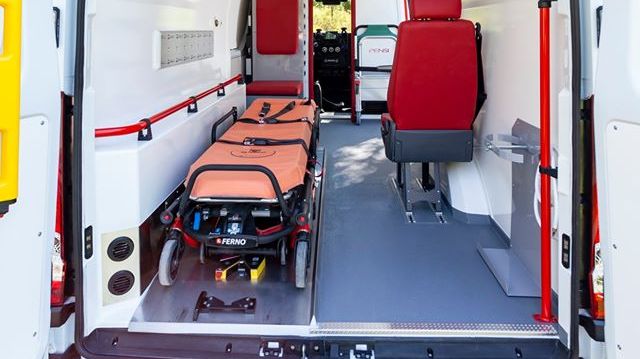 IVECO ambulance in Finland for COVID-19 patients