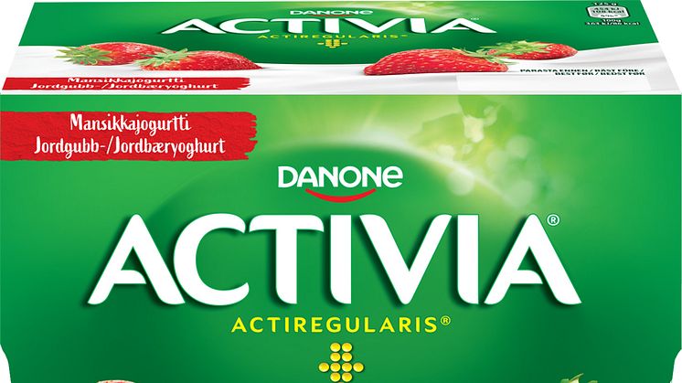 Återkallelse av Activia Jordgubb (4x125g pack) med Bäst Före Datum 16082018