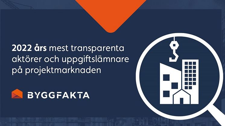 Riksbyggen på första plats när Byggfakta listar ”mest frekventa uppgiftslämnaren” bland bostadsutvecklare och fastighetsförvaltare