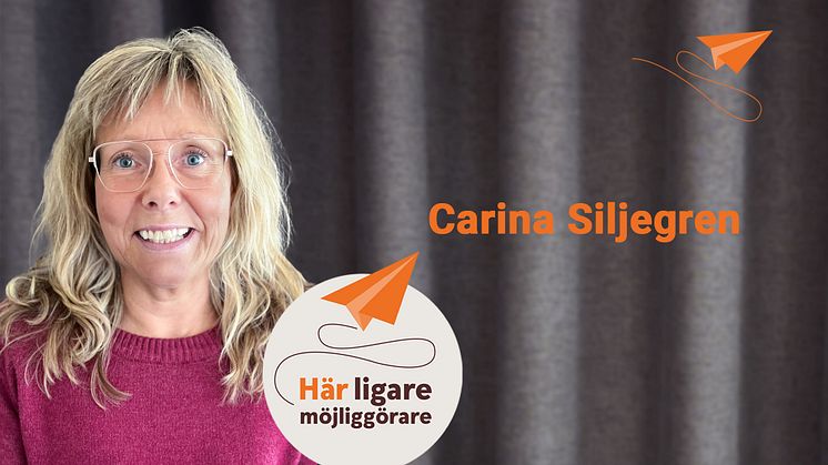 Carina Siljegren jobbar som Privatrådgivare på kontoret i Gällivare. Hon är också en Här ligare möjliggörare.
