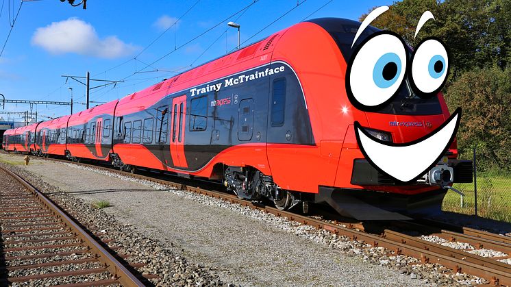 Trainy McTrainface: Hälften av alla röstande valde det namnet. 