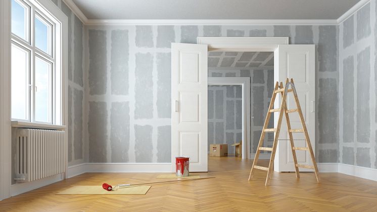 Få lockas av nymålade väggar och tak, visar undersökningen.