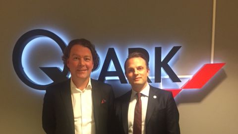 Peder Ståhlberg, VD för Q-Park AB och Erik Andersson, Nya Moderaterna