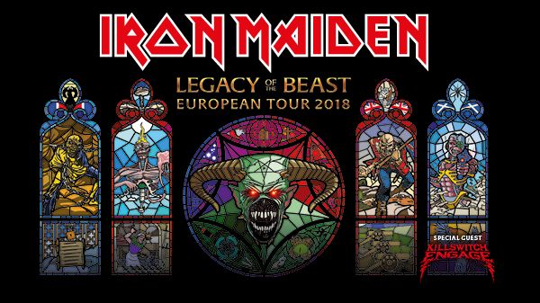 Iron Maiden till Sverige i juni 2018!