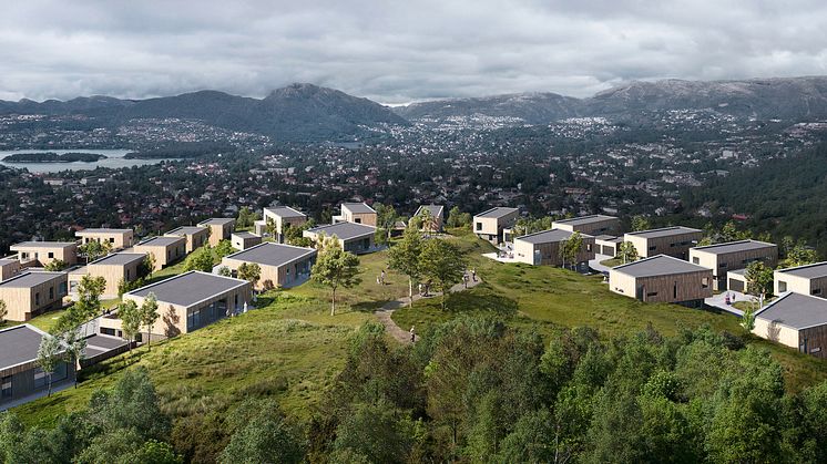 Kamp om boligene på Nøttveit