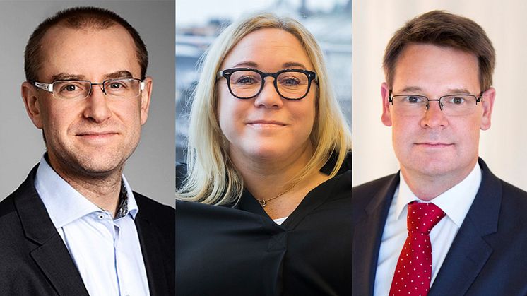 Jarl Cornell från Assemblin, Cecilia Granath från Tyréns Sverige och Andrew Kristensen från Weber Saint-Gobain Sweden är de tre nya ledamöterna i Svensk Byggtjänsts styrelse.