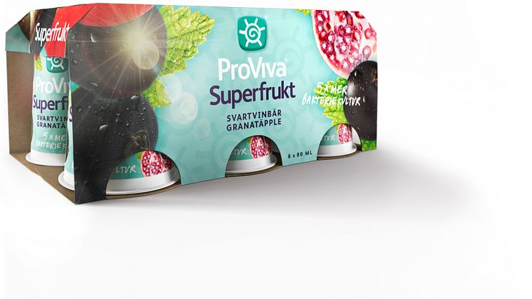 ProViva Superfrukt Svartvinbär-Granatäpple pkt