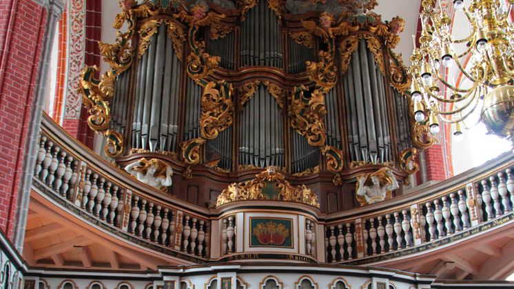 Die größte Orgel des Landes Brandenburg steht in Sankt Katharinen in Brandenburg (Havel). Foto: Christian Griebel. 