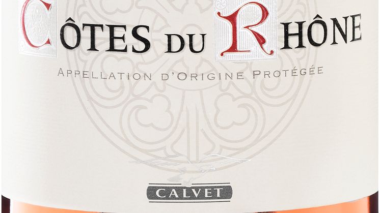 Calvet Côtes du Rhône Rosé kommer med ny årgång och med ny fräsch design from 1 juli!