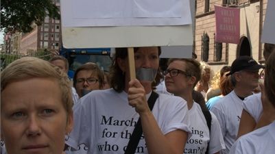 Internationell solidaritet i fokus på Stockholm Pride