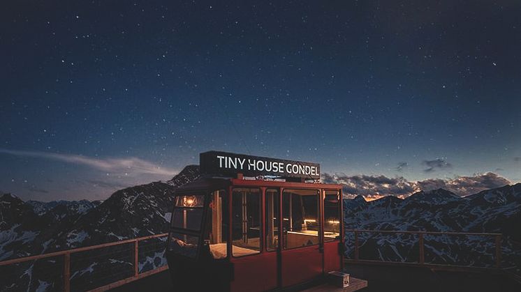 Tiny House Gondel am Piz Nair, Graubünden (c) Nico Schärer Photography