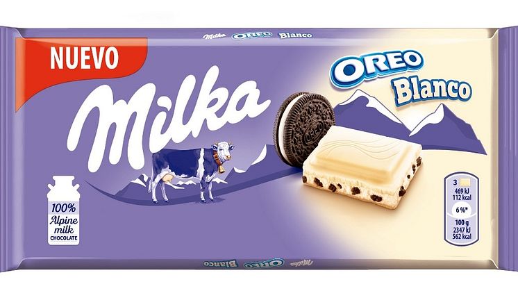 Milka presenta una combinación única: el nuevo sabor  Milka Oreo Blanco