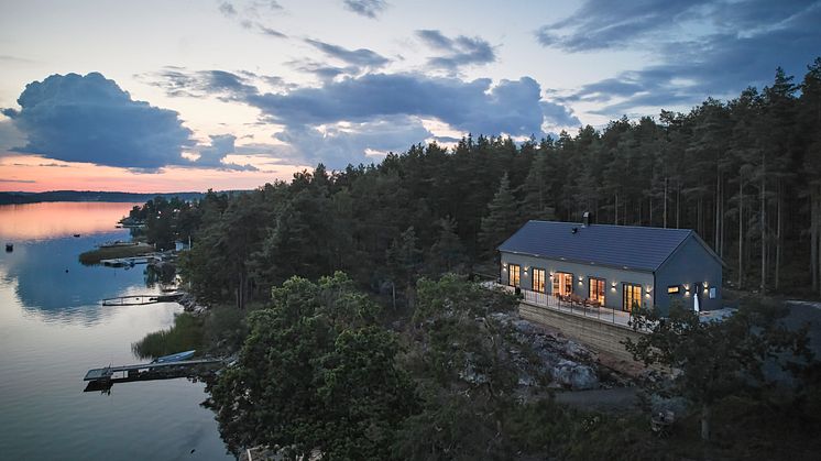 Möte mellan skog och hav - Villa Frösö i Västervik. Trivselhus AB.