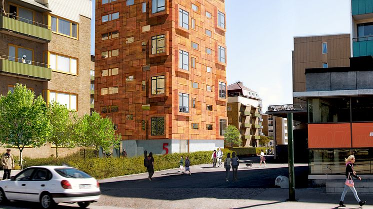 Lägenhetshus vid Dalaplan i Malmö