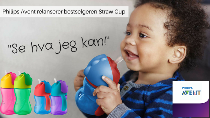 Philips Avent relanserer bestselgeren Straw Cup!