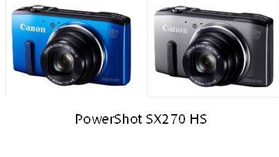 Canon lanserer PowerShot SX280 HS og  PowerShot SX270 HS med neste generasjon bildeprosessor – DIGIC 6 