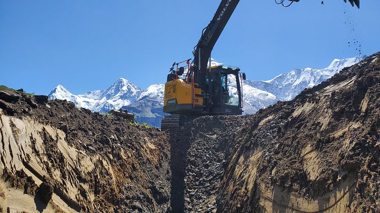 Bau Wasserversorgung Birg Schilthorn