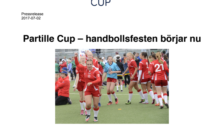 Partille Cup – handbollsfesten börjar nu