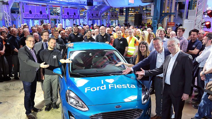 A legújabb Ford Fiesta első darabjai múlt héten gördültek le a gyártósorról