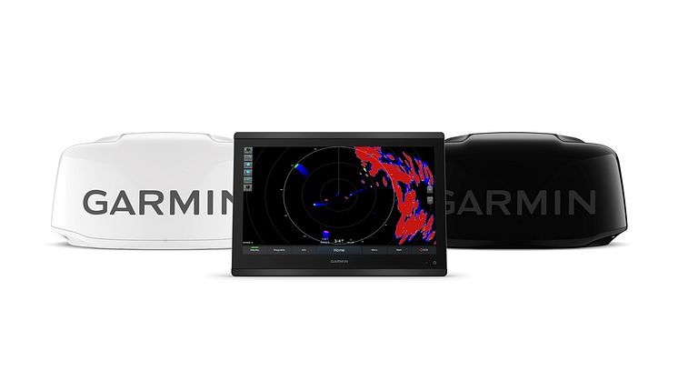 Für eine nahtlose Integration in jedes Boot: Die neuen Garmin Fantom-Radome sind in zwei Grössen und Farben erhältlich.